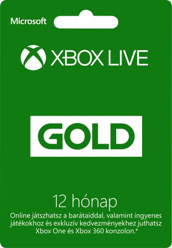 Kép a Xbox Live Gold 12 hónap termékhez