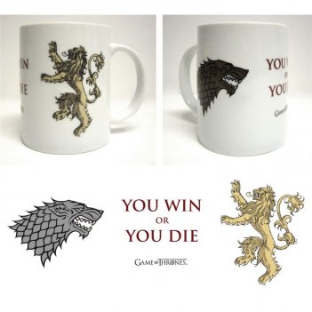 Kép a Trónok harca Bögre - You Win or You Die  termékhez