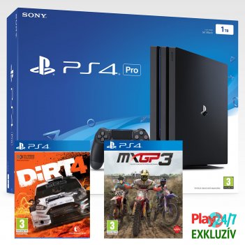 Kép a PS4 Pro 1TB + Dirt 4 + MXGP3 bundle termékhez
