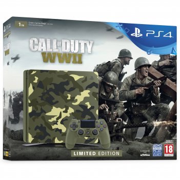Kép a PS4 Slim 1TB Call of Duty WWII bundle (terepmintás) termékhez