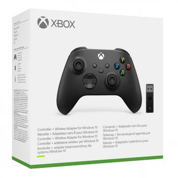 Kép a Xbox Series X vezeték nélküli kontroller (fekete) + vezeték nélküli adapter termékhez