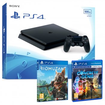 Kép a Playstation 4 Slim 500GB + Biomutant és Concrete Genie játékok termékhez