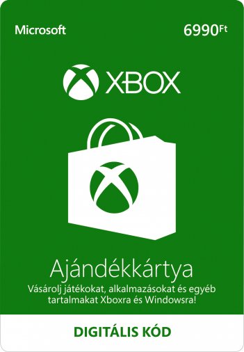 Kép a Xbox Live 6990 Ft ajándékkártya termékhez