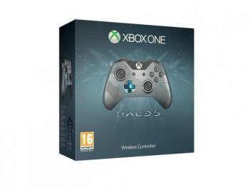 Kép a Xbox One vezeték nélküli kontroller Halo 5 kiadás ezüst-kék színben 3,5 mm termékhez