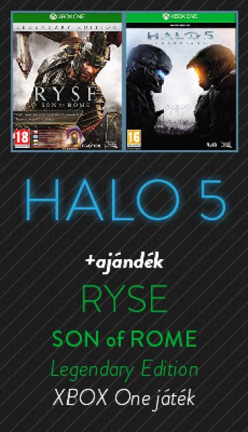 Kép a Halo 5 Guardians + Ryse: Son of Rome Legendary Edition letöltőkó termékhez