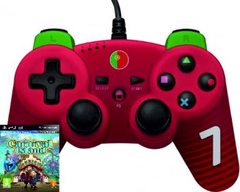 Kép a Vezetékes Kontroller - Portugál design + AJÁNDÉK PS3 Carnival Is termékhez