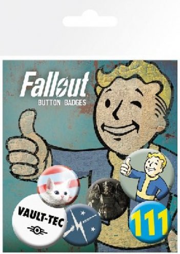 Kép a Fallout 4 kitűzőcsomag (6 db) termékhez