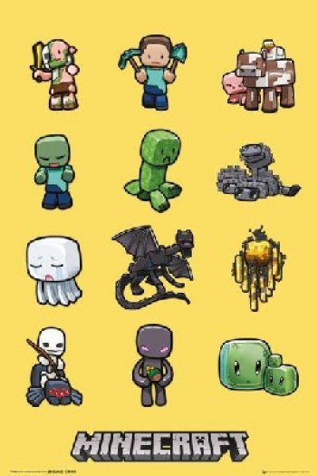Kép a Minecraft poszter (álló) termékhez