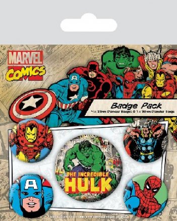 Kép a Marvel Kitűző - Hulk termékhez