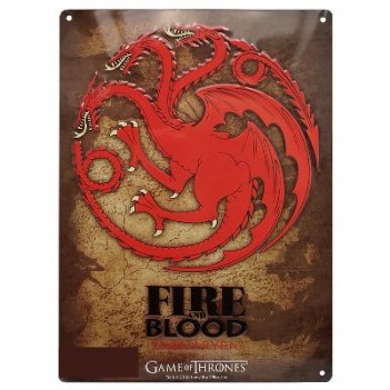 Kép a Trónok harca Fém Paletta - Targaryen termékhez