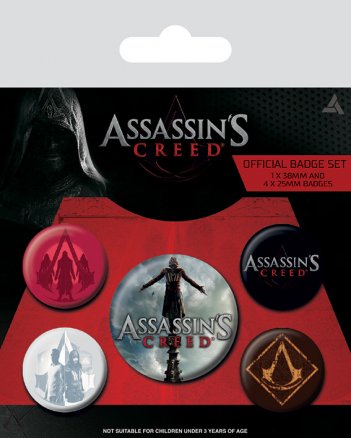 Kép a Assassin´s Creed Movie Kitűző Csomag termékhez