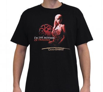 Kép a Trónok harca Póló - Mother of Dragons S termékhez