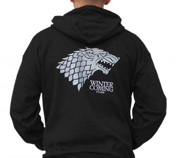 Kép a Trónok harca Kapucnis Pulóver - Winter is Coming XXL termékhez
