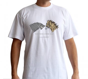 Kép a Trónok harca Póló - Lannister vs. Stark XXL termékhez