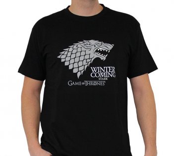 Kép a Trónok harca Póló - Winter is Coming S termékhez