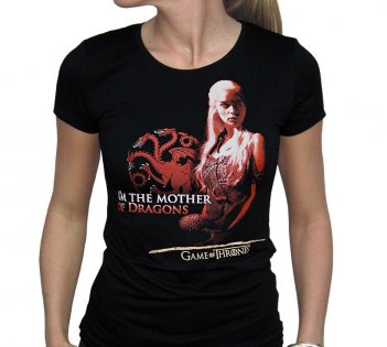 Kép a Trónok harca Női Póló - Mother of Dragons M termékhez