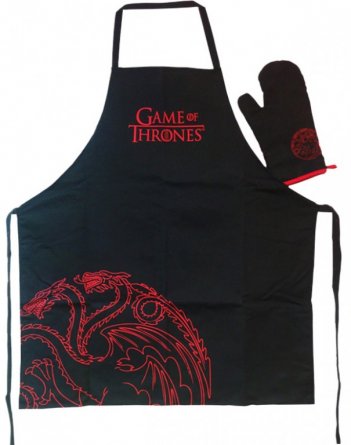 Kép a Trónok harca Kötény és Sütőkesztyű - Targaryen  termékhez