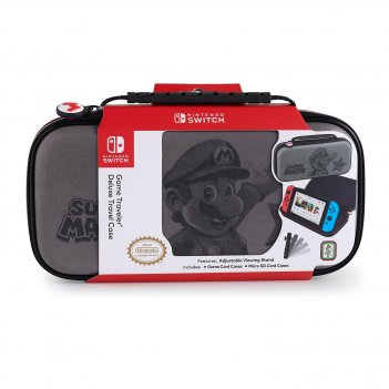 Kép a Nintendo Switch keménytok (Super Mario mintával, szürke színben) termékhez