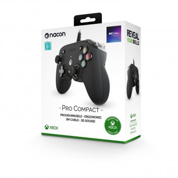 Kép a Nacon Pro Compact vezetékes kontroller fekete színben termékhez